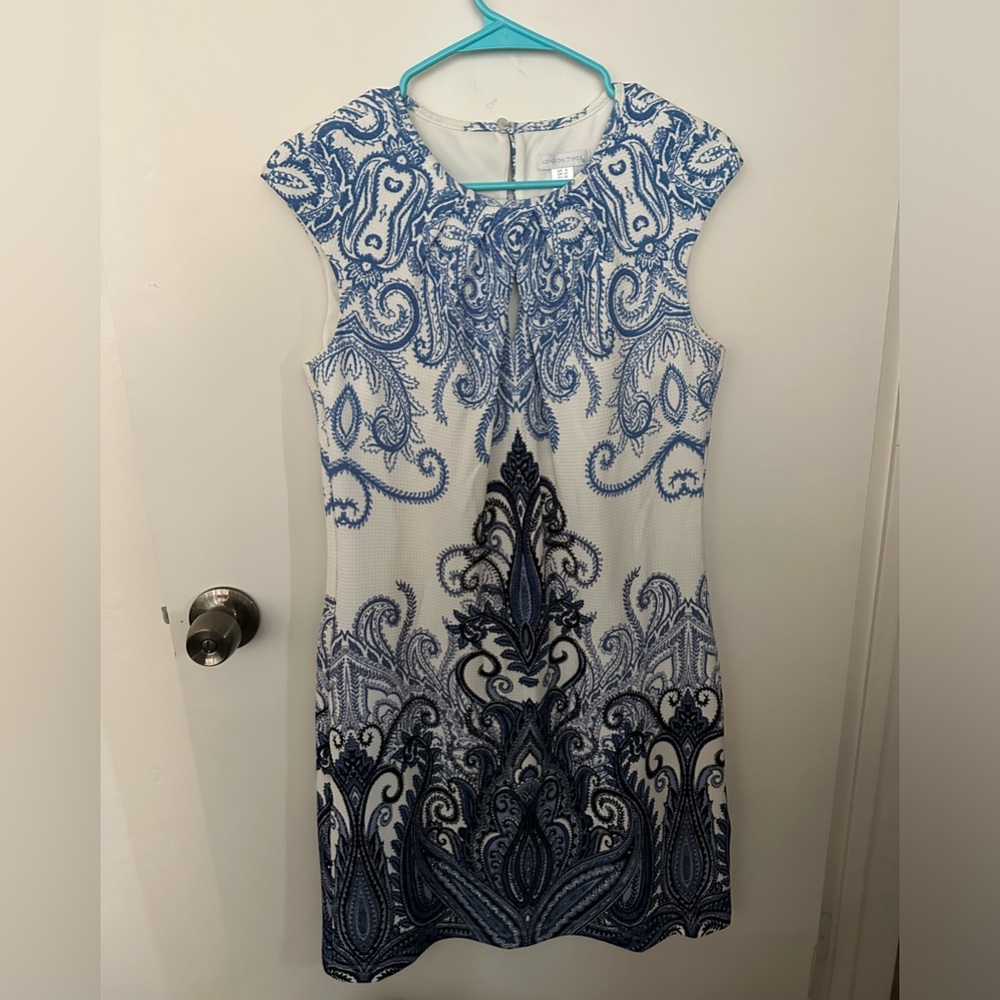 London Times Sleeveless Dress